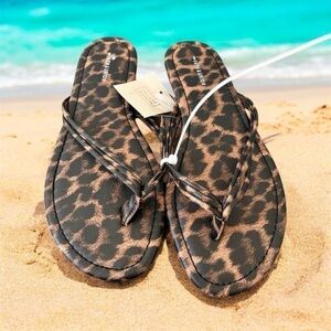 NWT 14th Union Dessie Leopard Sandals Size 6.5